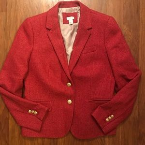 J.Crew Factory Patterned Schoolboy Blazer